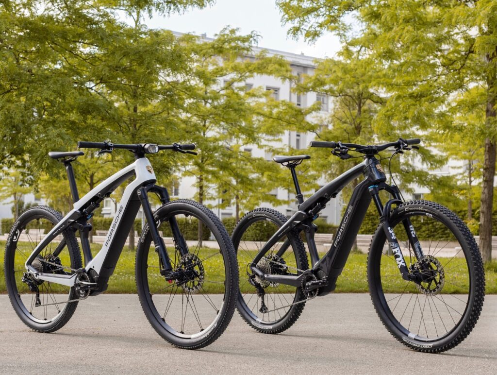 These e-bikes are not your ordinary electric bikes. They're Porsche electric bikes. 